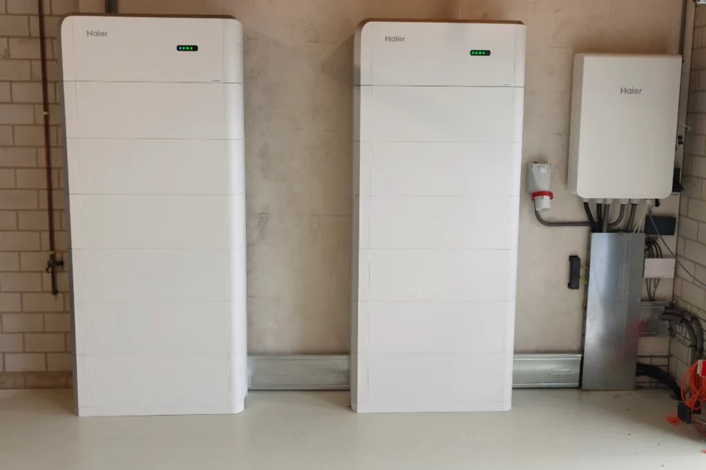 Haier smart cube 98 kwh full backup haier, gateway, thuisbatterij bedrijf, dienstenportfolio