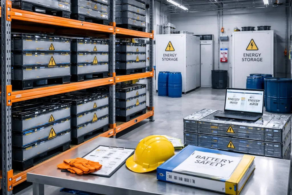 Opslag en documentatie van batterijsystemen volgens PGS 37-2