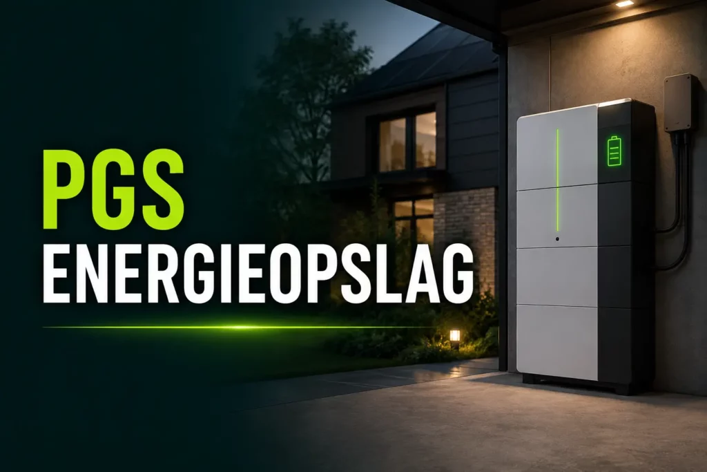 PGS energieopslag met lithium batterijopslag en aandacht voor veiligheid